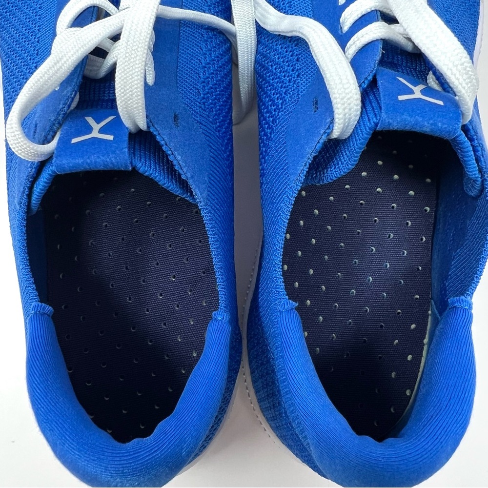 Blue Knit Athletic Sneakers - Flux Women’s Casual Trainers - Picture 7 of 8